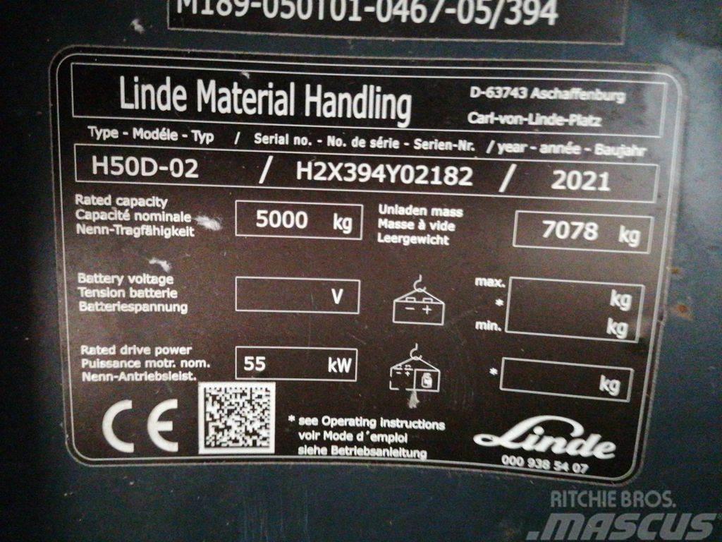 Linde H50D-02 Diesel heftrucks