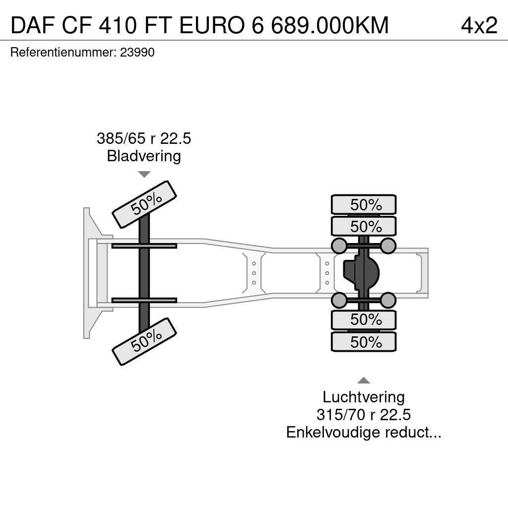 DAF CF 410 FT EURO 6 689.000KM Trekkers