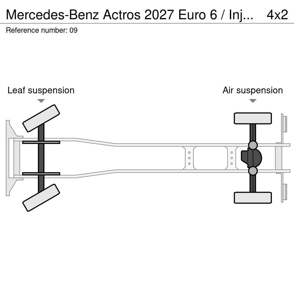 Mercedes-Benz Actros 2027 Euro 6 / Injektorproblem !!! Chassis met cabine