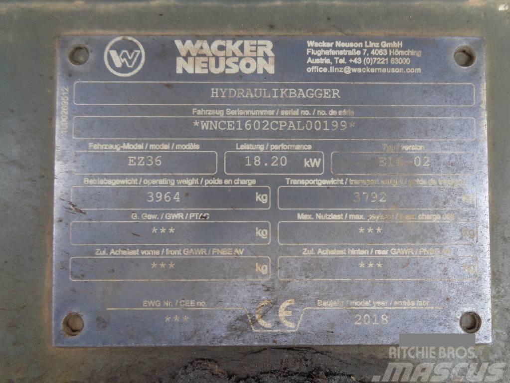 Wacker Neuson EZ36 Rupsgraafmachines