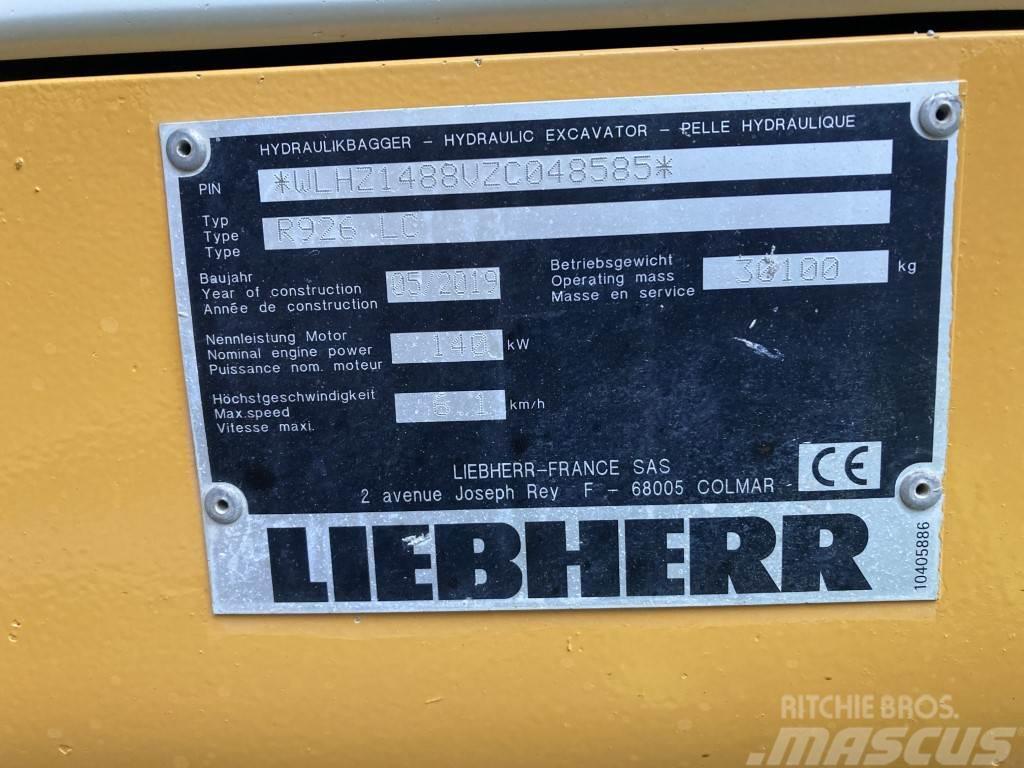 Liebherr R 926 Litronic Rupsgraafmachines