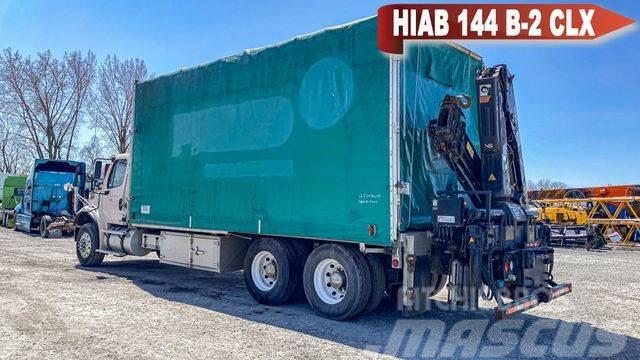 Freightliner M2 112 CURTAIN SIDE BOX WITH CRANE Trekkers