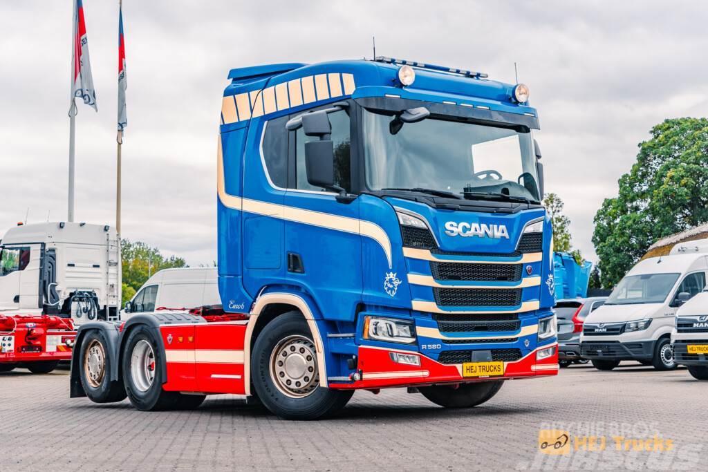 Scania R580 A6x2NB m. Hydraulik Trekkers