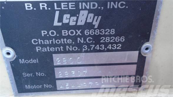 LeeBoy 2800 Asfalteermachine accessoires