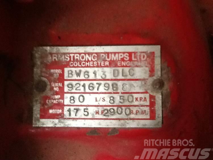  Armstrong brandpumpe model BW613 DLC Waterpompen