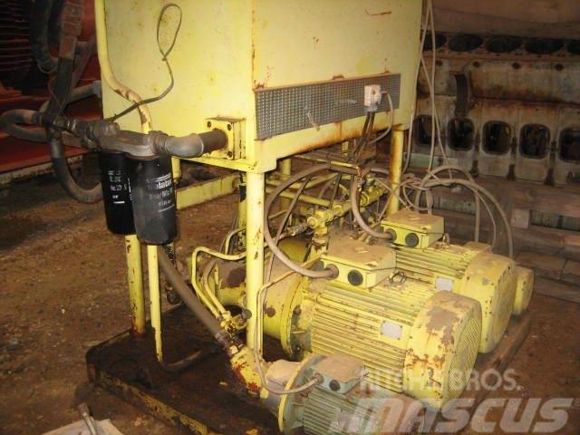  Hyd powerpac m/pumpe - 2x7,5 kw og 2x40 kw Diesel generatoren