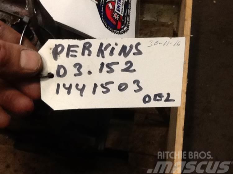 Perkins D3.152 motor - kun til dele Motoren