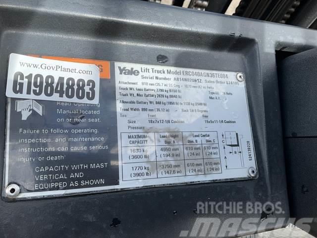 Yale ERC040AGN36TE084 Elektrische heftrucks