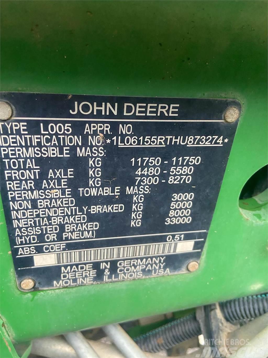 John Deere 6155R Tractoren
