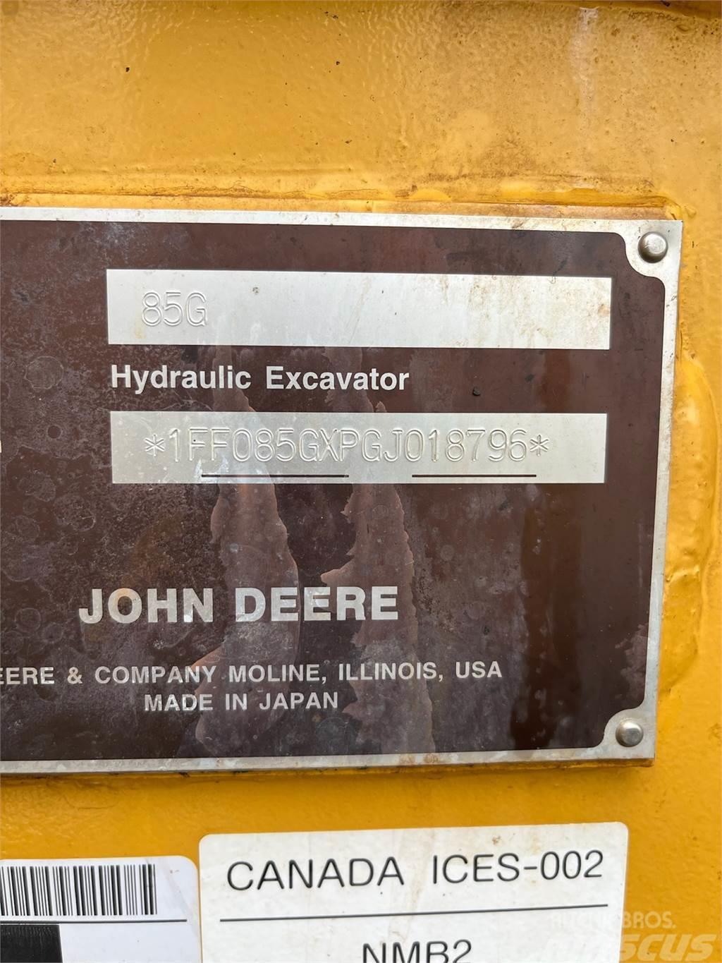 John Deere 85G Rupsgraafmachines