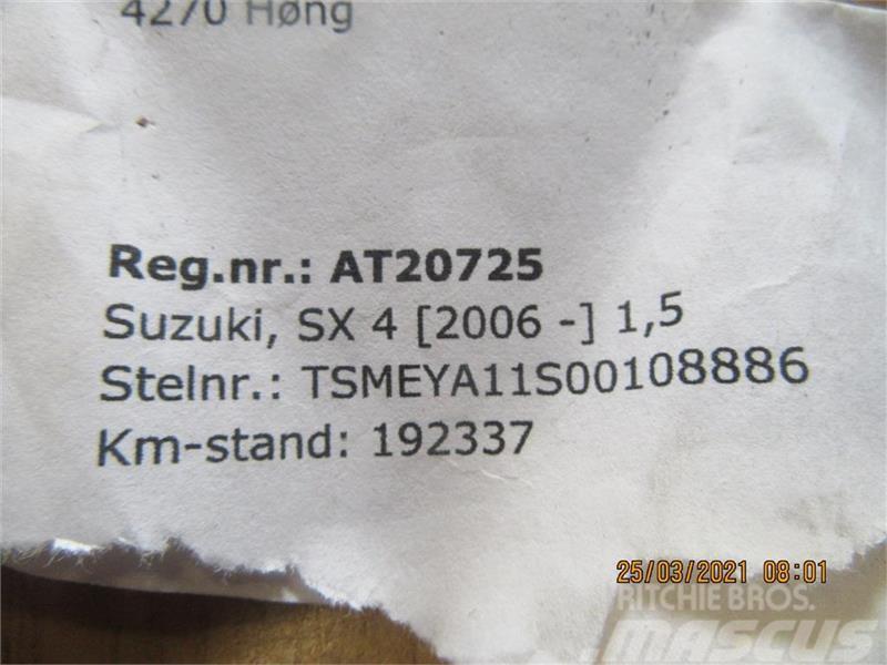  - - -  4 Komplet hjul for Suzuki SX4 Overige componenten