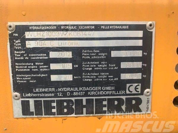 Liebherr A904C Wielgraafmachines