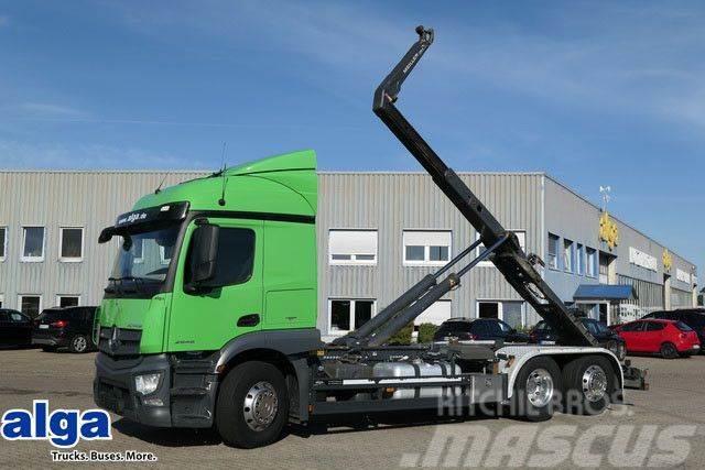 Mercedes-Benz 2546 L Actros 6x2, Meiller RS21.70, Lenk-Lift Vrachtwagen met containersysteem