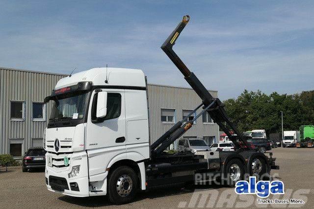 Mercedes-Benz 2553 L Actros 6x2, Retarder, Hyvalift 20.58S Vrachtwagen met containersysteem
