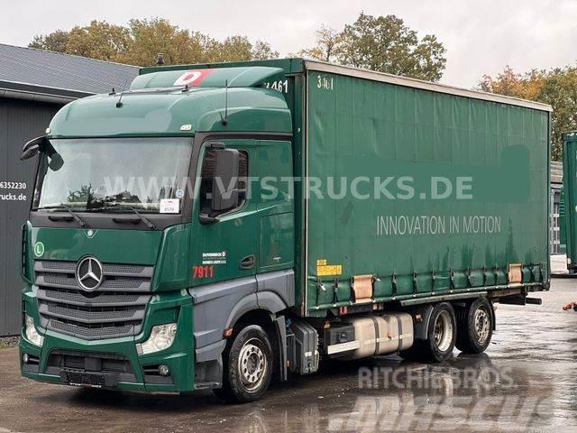 Mercedes-Benz Actros 2536 6x2 Euro6 BDF + Krone Wechselbrücke Chassis met cabine