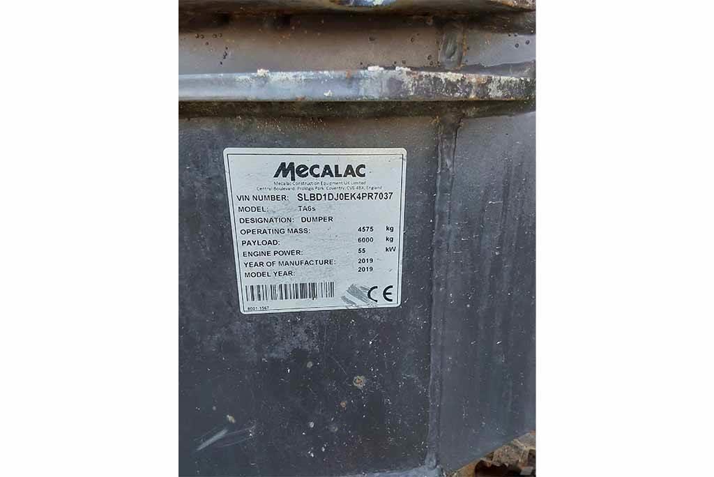 Mecalac TA6s Mini Dumpers