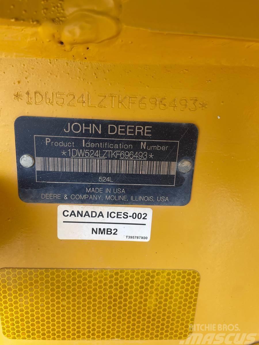 John Deere 524L Wielladers