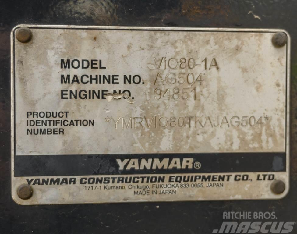 Yanmar VIO80 Minigraafmachines < 7t