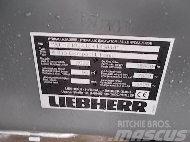 Liebherr A 913 Compact G6.0-D Litronic Wielgraafmachines