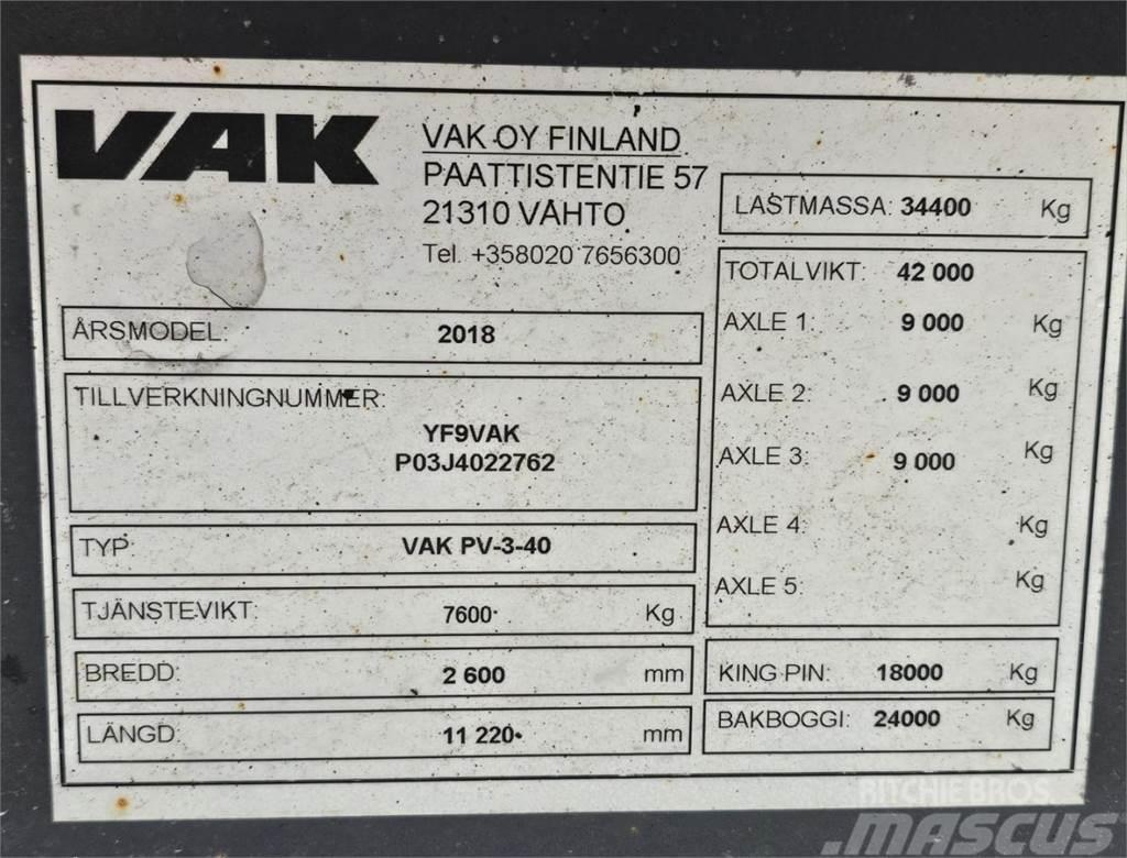 VAK PV-3-40 Overige opleggers