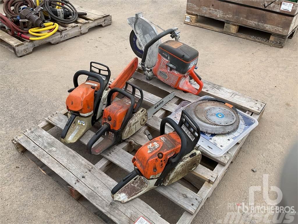  Quantity of Assorted Gas Saws Anders