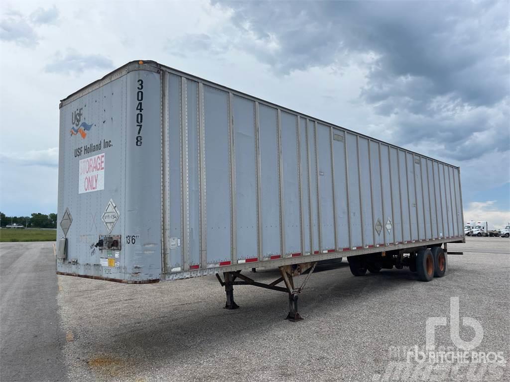 Strick 48 ft x 96 in T/A Box body semi-trailers