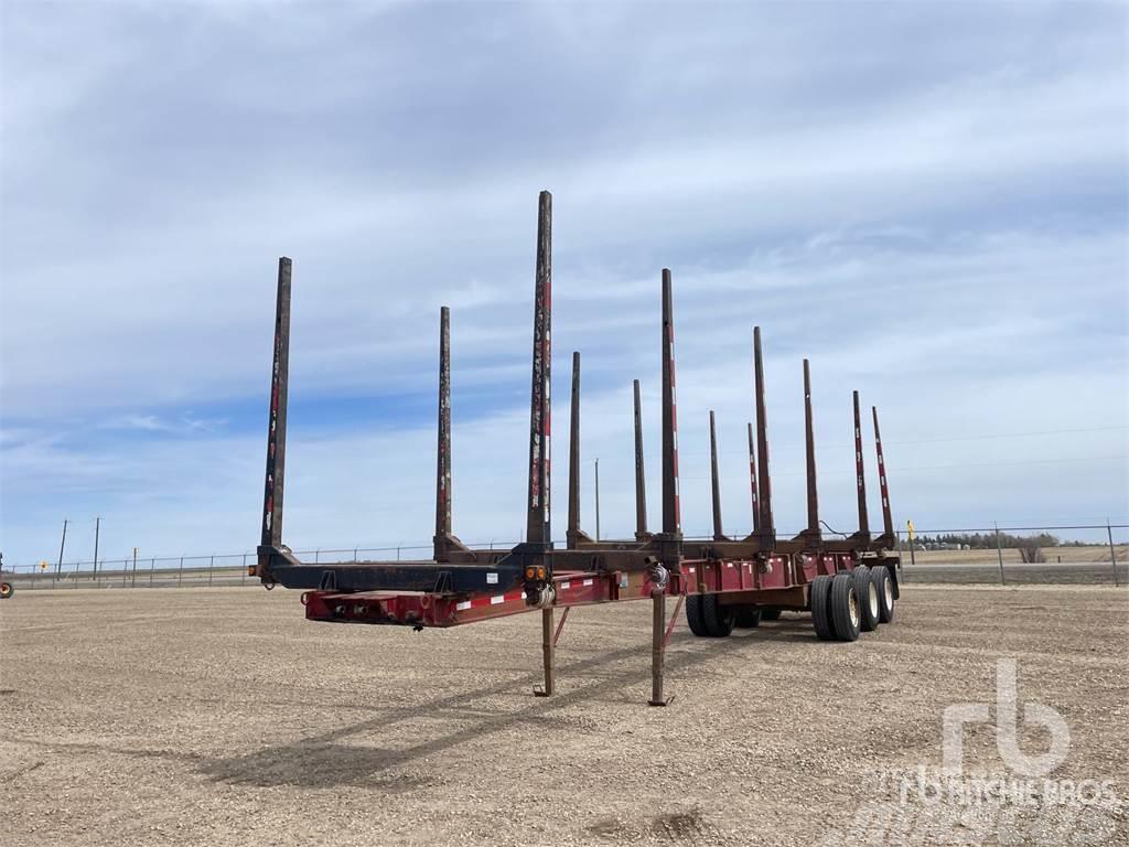 Superior 48 ft Tri/A Hayrack Hout-Aanhangers
