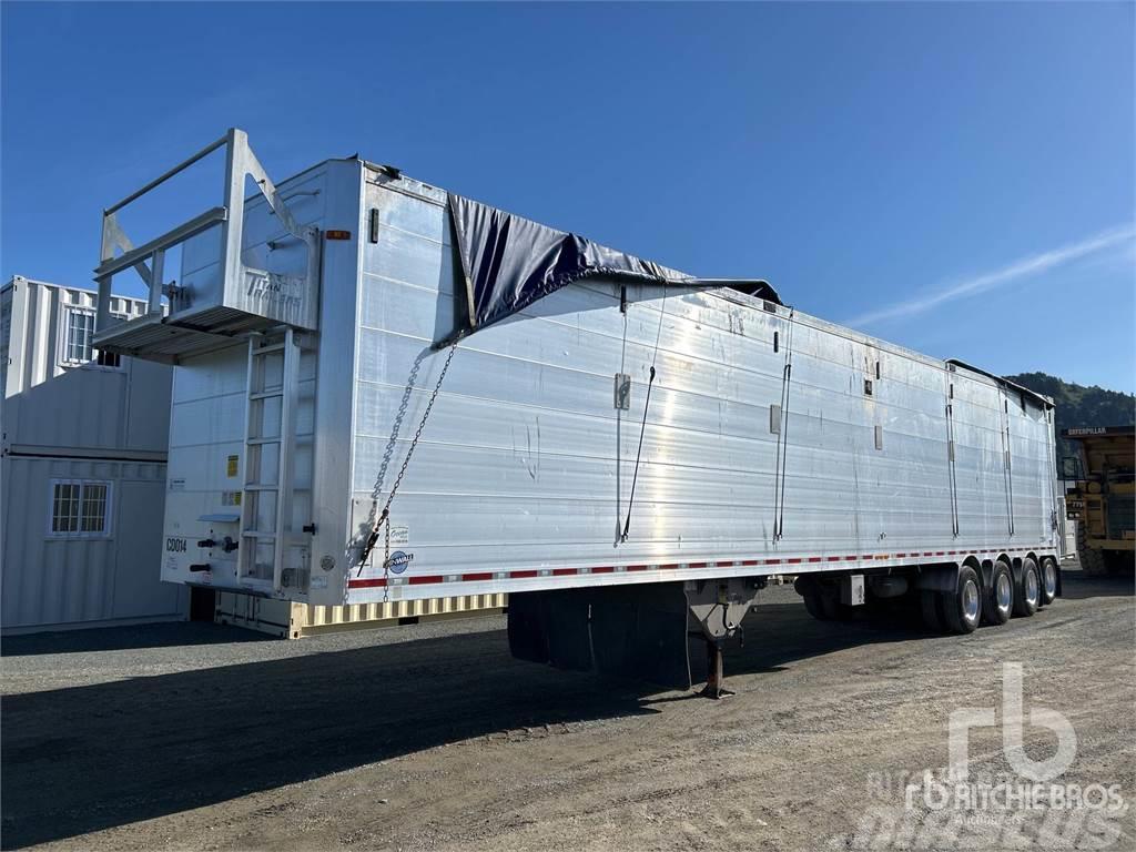 Titan 53 ft x 102 in Quad/A Moving Fl ... Wood chip semi-trailers