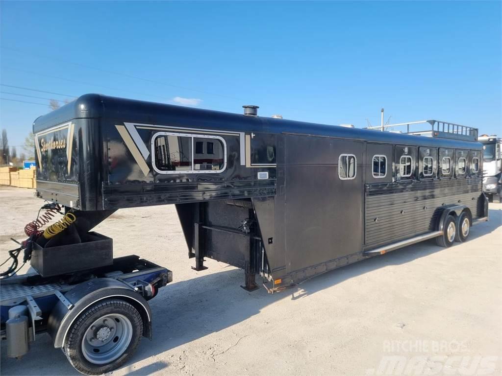  HR Trailer - Horse transporter BE trailer - 5 hors Veetransport oplegger
