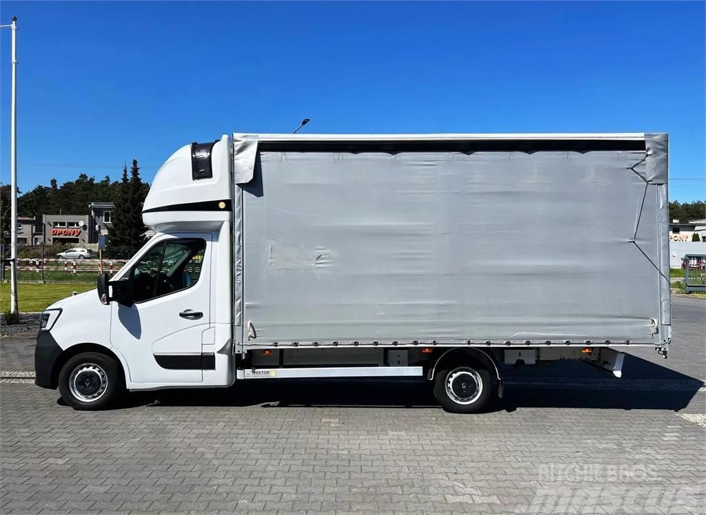 Renault Master 165 DCI Tarpaulin 10 Pallets + Curtain One Flatbed / Dropside trucks