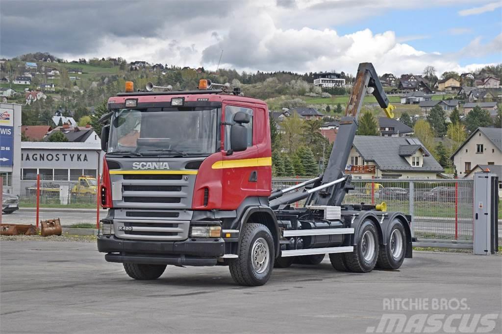 Scania R 420 Hook lift trucks