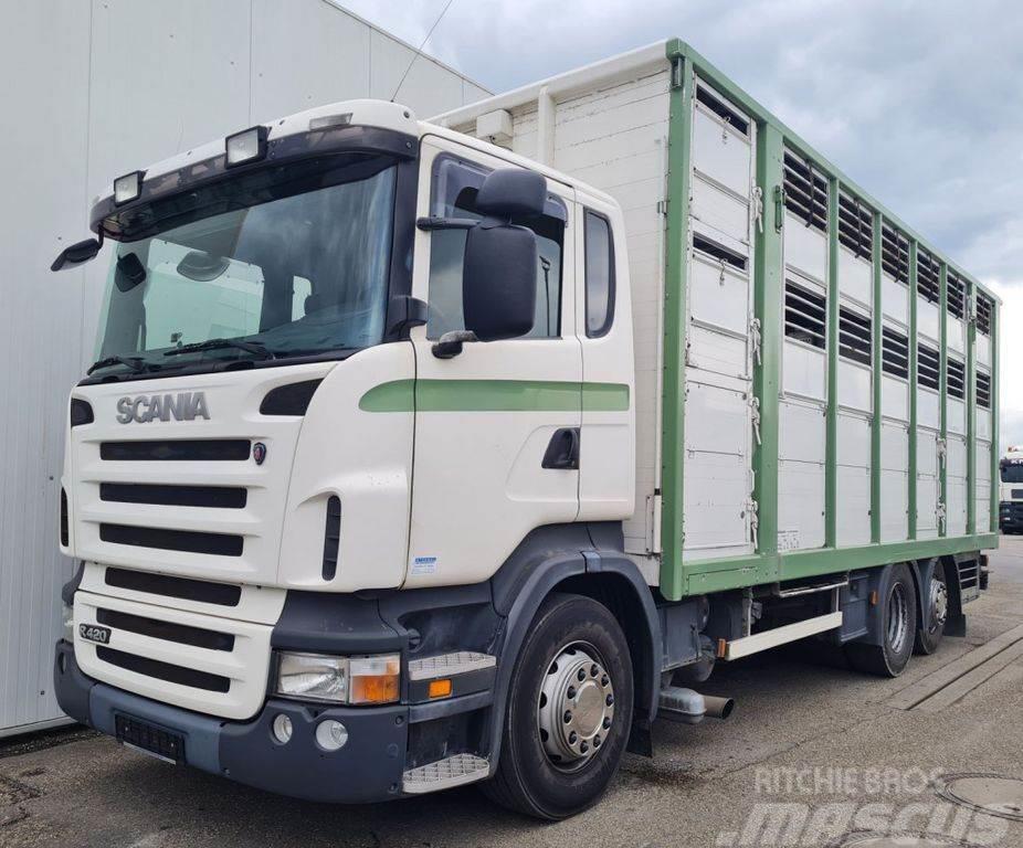 Scania R 420 LB Animal transport trucks