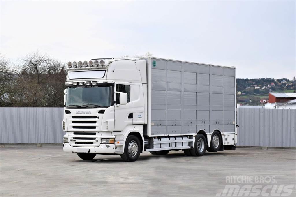 Scania R 500 TIERTRANSPORTWAGEN 7,10m / 4STOCK Animal transport trucks