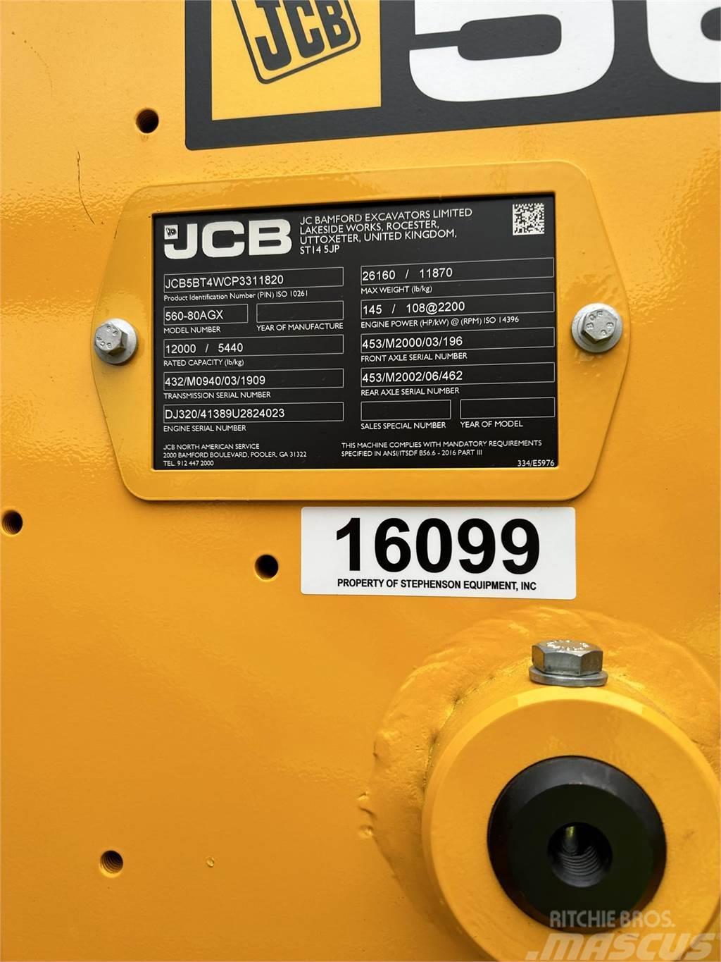 JCB 560-80 AGRI XTRA Verreikers