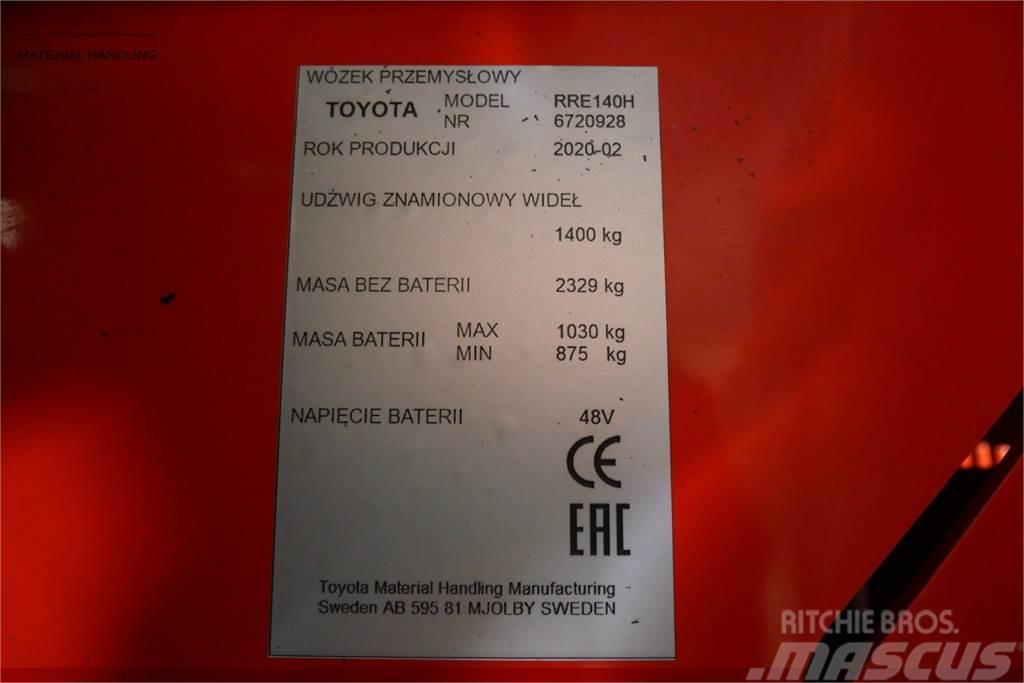 Toyota RRE140H Reachtruck voor hoog niveau