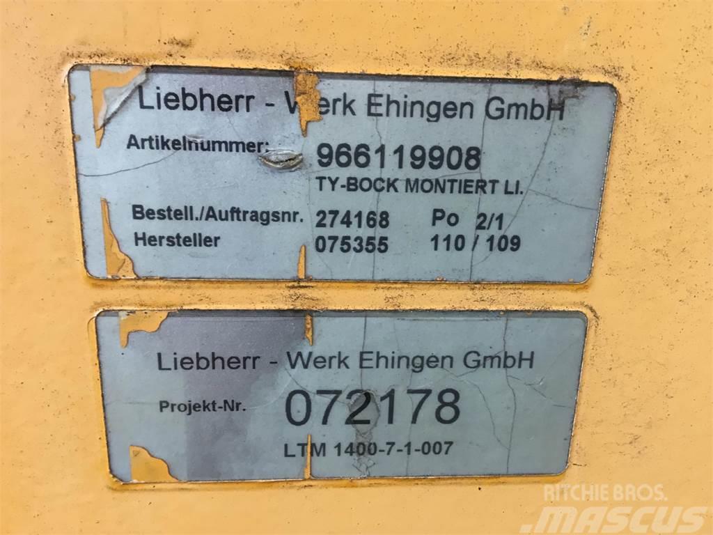 Liebherr LTM 1400-7.1 TY-bracket left pre-ass Kranen onderdelen en gereedschap