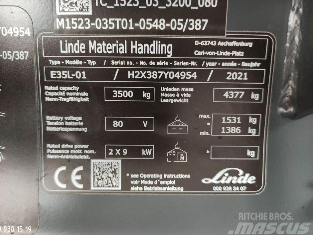 Linde E35L-01-387 Elektrische heftrucks