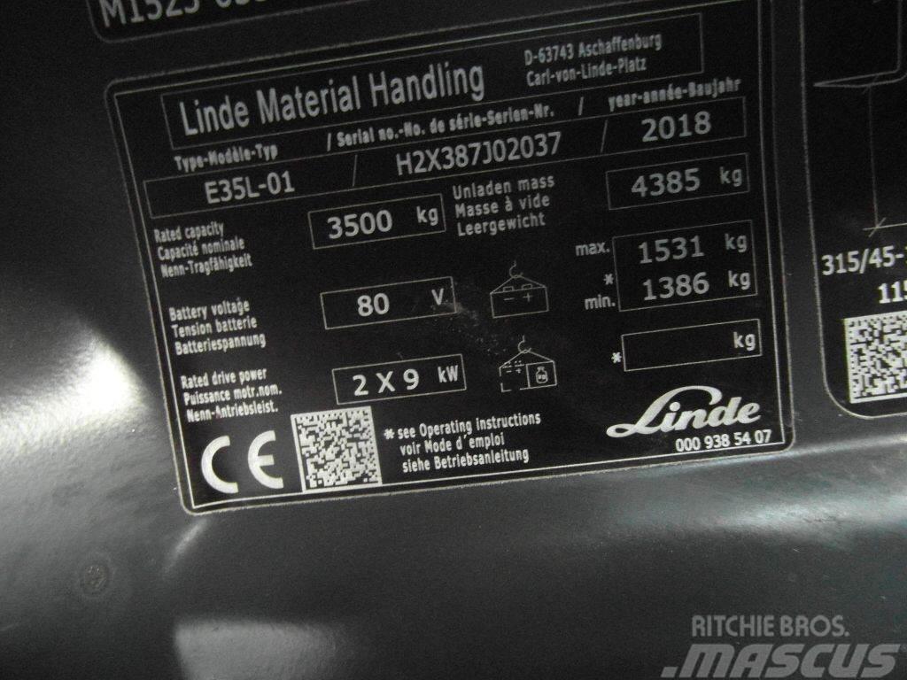 Linde E35L-387-01 Elektrische heftrucks