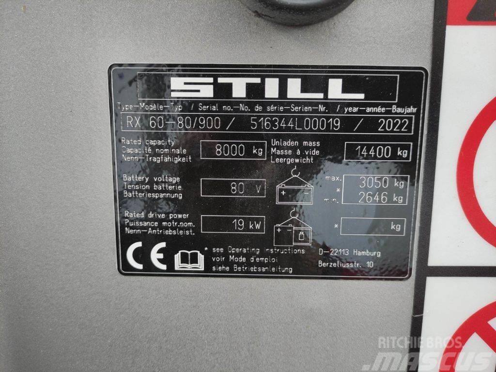 Still RX60-80/900 Elektrische heftrucks