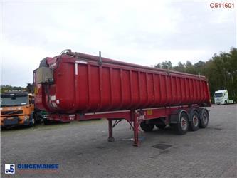 Fruehauf Tipper trailer alu 34.6 m3 + tarpaulin