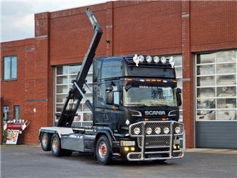 Scania R730 V8 Topline 6x2 - Hooklift 560CM - Custom in-