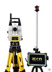 Leica Used iCR70 5" Robotic Total Station w/ CS35 & iCON