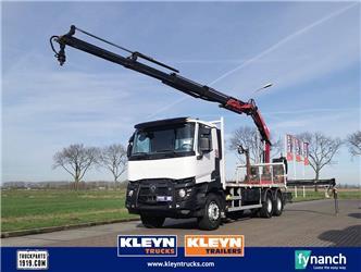 Renault C 380 fassi f195a, 4x hydr
