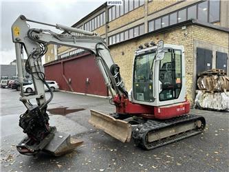 Takeuchi TB153FR, Excavator With Rotary tilt and tools