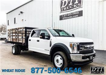 Ford F550 Flatbed Truck, Diesel, Auto, 4x4, 42 Sides