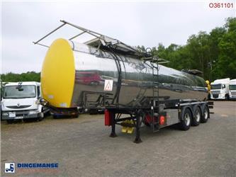  Crane Fruehauf Bitumen tank inox 28 m3 / 1 comp