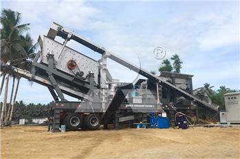 Liming PE600*900 Mobile Jaw Crusher Stone Crusher Line
