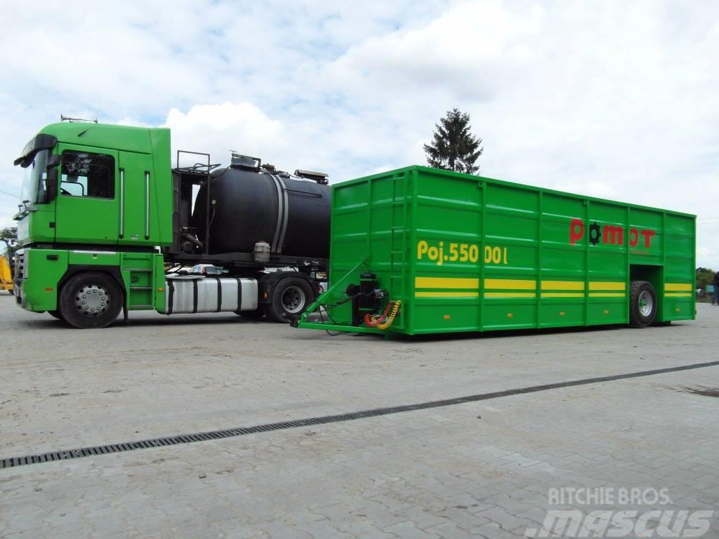 Pomot Slurry tank container  55000 L/Réservoir de lisier Mesttank
