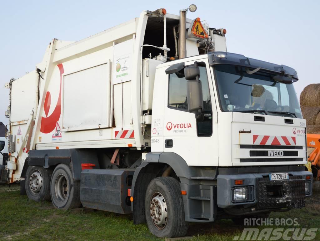 Iveco EuroTech 240E26 Garbage truck Eurovoire CRoss 18m3 Anders
