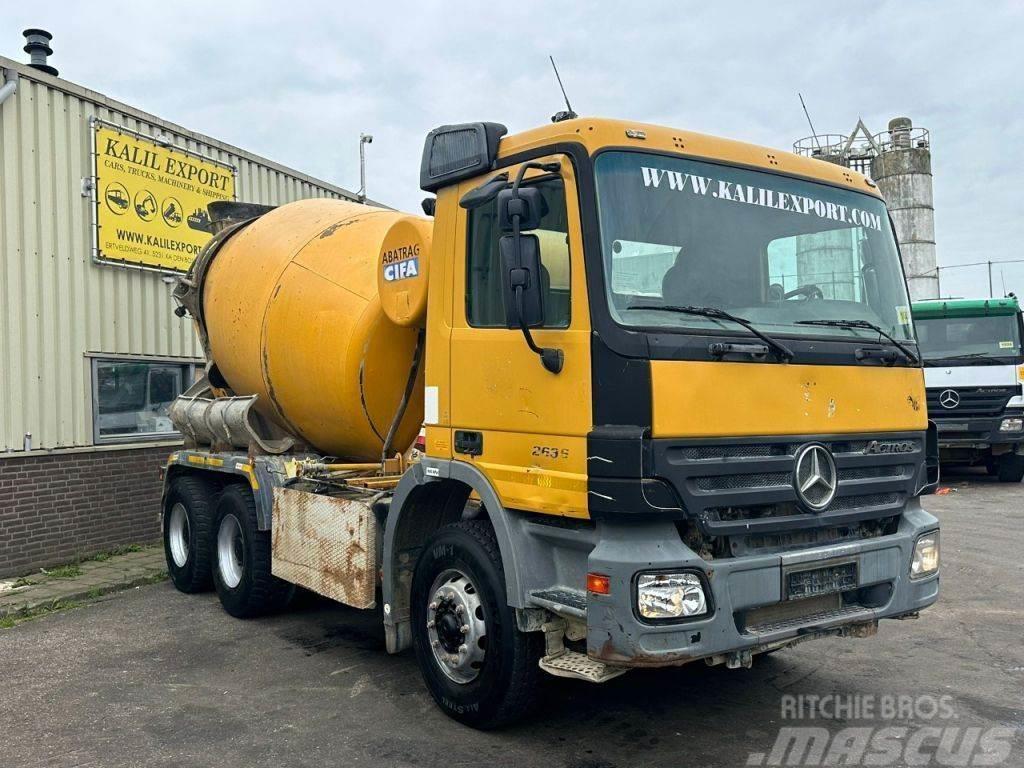 Mercedes-Benz Actros 2636 MP2 Chassis 6x4 Full Steel Suspension Chassis met cabine